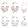 WADORN 2pcs 2 style Butterfly Theme Zinc Alloy Purse Hangers FIND-WR0010-92-1