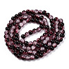 Crackle Baking Painted Imitation Jade Glass Beads Strands DGLA-T003-10mm-14-3