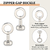 5Pcs Brass Zipper Insert Buckles FIND-SP0004-11P-5