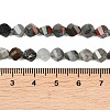 Natural African Bloodstone Beads Strands G-P611-C31-01-5
