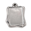 304 Stainless Steel Pendant Cabochon Settings SA-CBA9B1E-01F-P-1