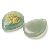 Natural Green Aventurine Drop Pendants G-C158-01E-2