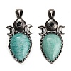 Natural Amazonite Pendants GG-CBACC2B-05AS-03-1