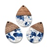 Resin and Walnut Pendants FIND-R051-15-2