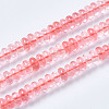 Cherry Quartz Glass Beads Strands G-S366-106-1