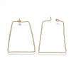 Brass Earring Hooks KK-T038-425G-2