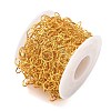 Rack Plating Brass Hexagon Link Chains CHC-N009-03G-2