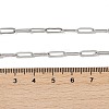 Non-Tarnish Unisex 304 Stainless Steel Paperclip Chain Necklaces X-NJEW-H215-04P-2