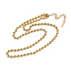 4MM 304 Stainless Steel Heart Link Chain Necklaces for Women NJEW-G179-06G-2