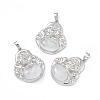 Natural Quartz Crystal Pendants G-H283-01W-1