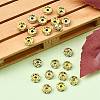 Brass Rhinestone Spacer Beads RB-A014-Z8mm-28G-2