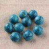 Synthetic Turquoise  Round Ball Beads G-I174-16mm-03-1