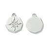 Tarnish Resistant 304 Stainless Steel Pendant Rhinestone Settings STAS-L269-067P-1