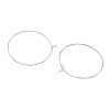 SHEGRACE Brass Hoop Earrings Findings XGR0005P-70P-2