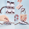 Organza Gift Bags with Lace OP-R034-10x14-01-5