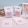 100Pcs Bowknot Thank You Printed Eco-Friendly Reusable Bags ABAG-SP0001-61A-A-4