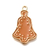 Christmas Theme Alloy Enamel Pendants ENAM-Q509-01KCG-03-1