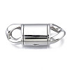 Non-Tarnish 304 Stainless Steel Fold Over Clasps STAS-S080-01C-P-2