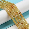 Natural Yellow Aventurine Beads Strands G-K343-C02-03-2