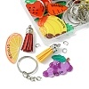DIY Fruit Acrylic Keychain Making Kits DIY-FS0006-80-3