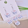 Spray Painted Alloy Pendants LS-ENAM-I052-01-2
