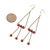 Natural Carnelian Dangle Earring EJEW-JE05968-3