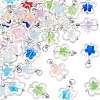 50Pcs Alloy & Glass Pendants PALLOY-TAC0239-3