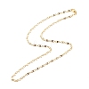 Brass Oval Link Chains Necklace for Women NJEW-P265-25G-2