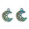 Ion Plating(IP) 201 Stainless Steel Pendants STAS-N098-224M-3