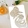 Plastic Reusable Drawing Painting Stencils Templates Sets DIY-WH0172-838-3