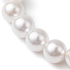 8mm Round Shell Pearl Beaded Stretch Bracelets BJEW-JB10712-4