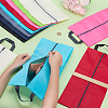 16Pcs 8 Colors Rectangle Oxford Fabric Shoes Storage Zipper Bags ABAG-GO0001-23-3