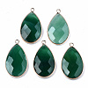 Natural Agate Pendants X-G-S359-195A-1