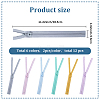 12Pcs 6 Colors Garment Accessories FIND-GF0008-62-2