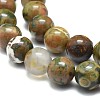 Natural Rhyolite Jasper Beads Strands G-F674-03AB-8mm-3