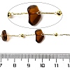 Handmade Nuggets Glass Beaded Chains CHC-F020-07G-01-2