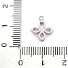 304 Stainless Steel Micro Pave Cubic Zirconia Pendants LS-STAS-U042-06P-01-3