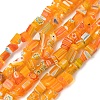 Handmade Millefiori Lampwork Beads Strands LAMP-P070-02A-2