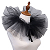 Detachable Lady's Gauze Fake Collar AJEW-WH20042-90A-3