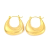 Teardrop Ion Plating(IP) 304 Stainless Steel Hoop Earring EJEW-H013-09G-1