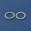 Eco-Friendly Brass Round Rings KK-M165-10mm-02S-RS-3