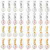 32Pcs Shell Pearl Pendants PALLOY-PH01823-1