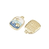 Alloy Rhinestone Pendants PALLOY-P311-02G-2