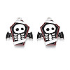 Halloween Theme Alloy and Enamel Pendants X-ENAM-T021-31D-01P-1
