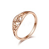 Hollow Out Trinity Knot 304 Stainless Steel Finger Rings FS-WG0AD95-14-1