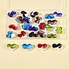 24Pcs 6 Colors Handmade Lampwork Beads LAMP-FS0001-35-9