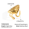 304 Stainless Steel Cuff Rings QT5422-2-2