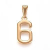 304 Stainless Steel Pendants STAS-L210-05D-G-1