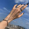 Gothic Style Iron Finger Rings Bracelets FS-WGFAA5F-03-1