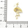 Brass Micro Pave Cubic Zirconia Pendants KK-H255-14A-G03-3